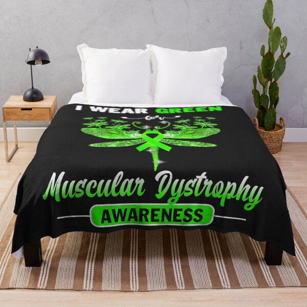 Item preview, I Wear Green Muscular Dystrophy Awareness Dragonfly designed and sold by Corelli87.