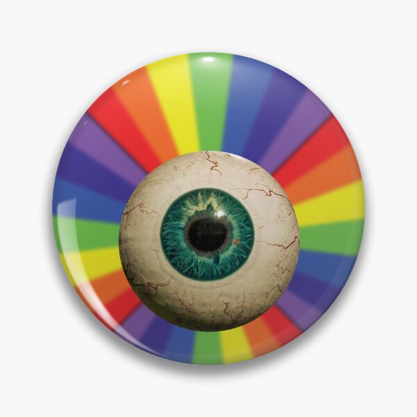 Item preview, Dreamcore Weirdcore Aesthetics Rainbow Eyeball designed and sold by ghost888.