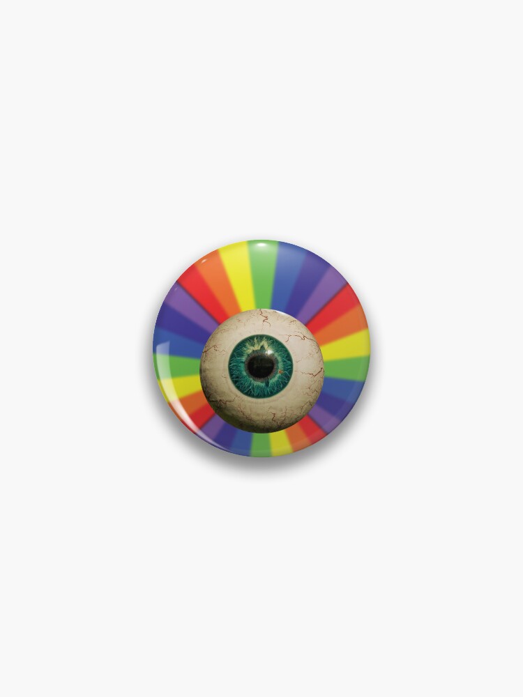 Dreamcore Weirdcore Aesthetics Rainbow Flower Eyes Sticker for Sale by  ghost888