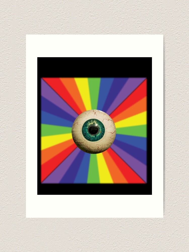 Weirdcore Eyeball Rainbow