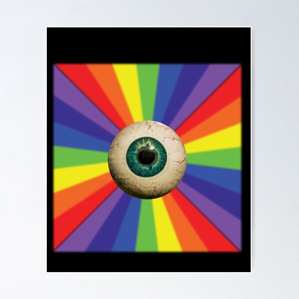 Dreamcore Weirdcore Aesthetics Rainbow Flower Eyes Mouse Pad for Sale by  ghost888