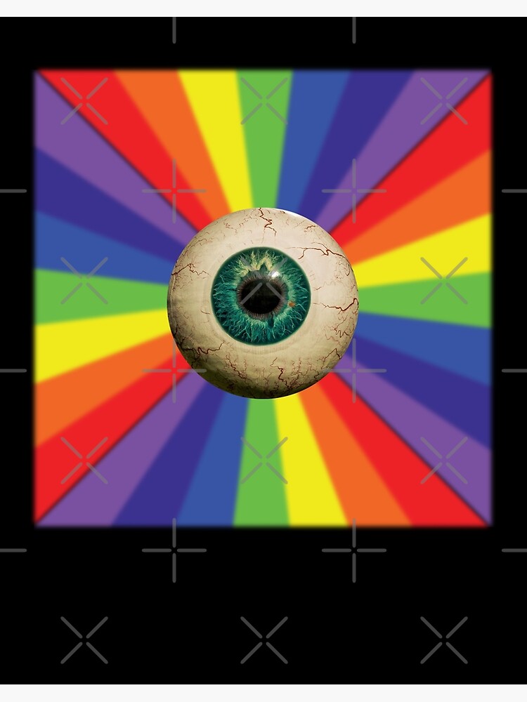 Dreamcore, weirdcore aesthetic eyeball design