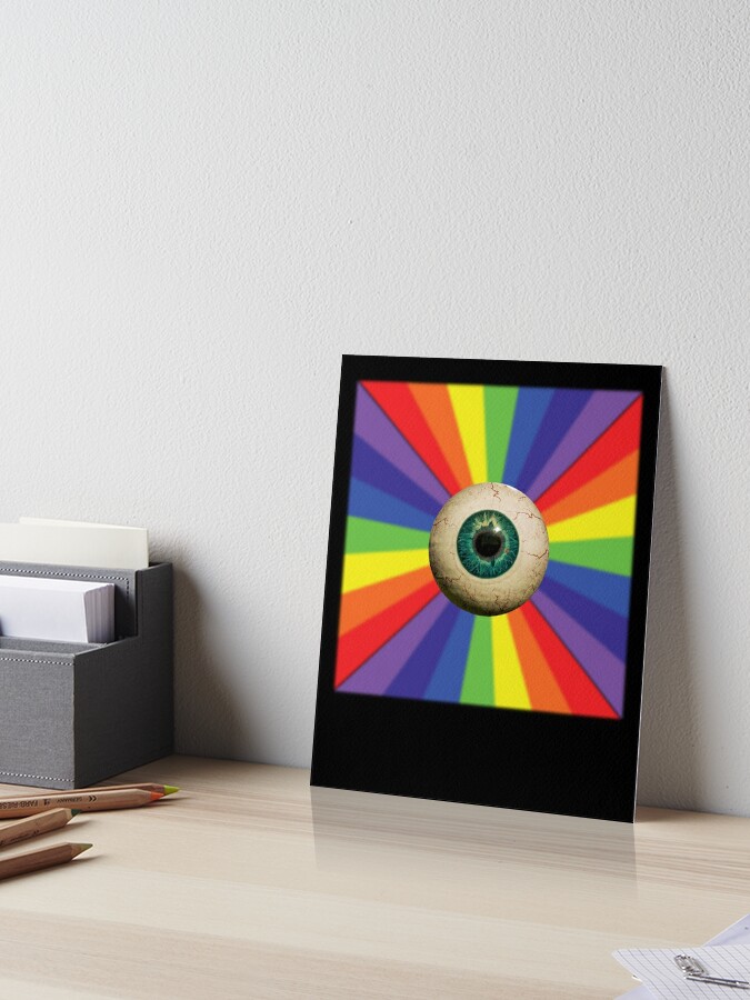 Dreamcore Weirdcore Aesthetics All Seeing Eyes V1 | Art Board Print