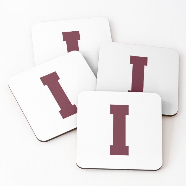 Item preview, Alphabet, Maroon I, Sports letter I designed and sold by TheCultStuff.