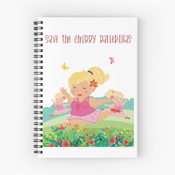 Item preview, Save the chubby ballerina! Body-positive art, no background designed and sold by marina63.