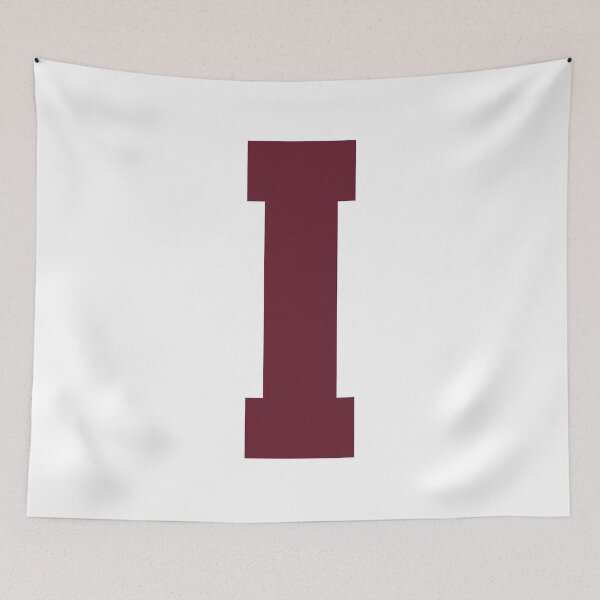 Item preview, Alphabet, Maroon I, Sports letter I designed and sold by TheCultStuff.