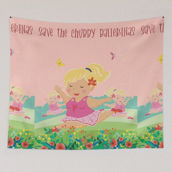 Item preview, Save the chubby ballerina! Body-positive art, no background designed and sold by marina63.