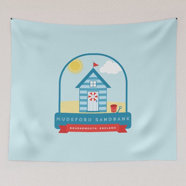 Item preview, Blue Muderford Sandbank Beach Hut designed and sold by StudioShine.