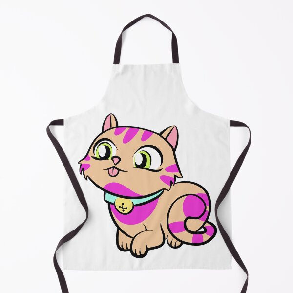 Item preview, CUTE LITTLE Fuchsia AND BEIGE KITTEN designed and sold by ILA-DODO.
