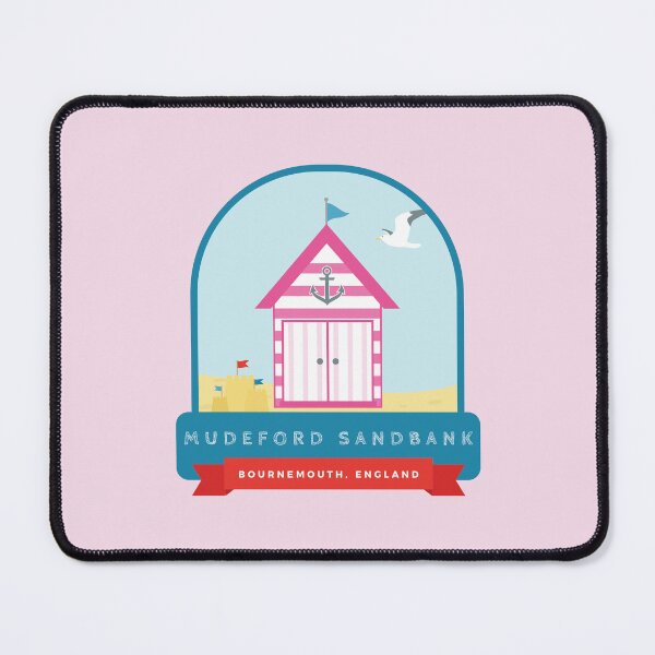 Item preview, Pink Muderford Sandbank Beach Hut designed and sold by StudioShine.