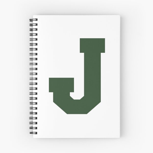 Aperçu de l'œuvre Alphabet, J vert, Lettre sportive J créée et vendue par TheCultStuff.