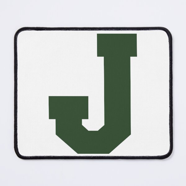 Item preview, Alphabet, Green J, Sports letter J designed and sold by TheCultStuff.