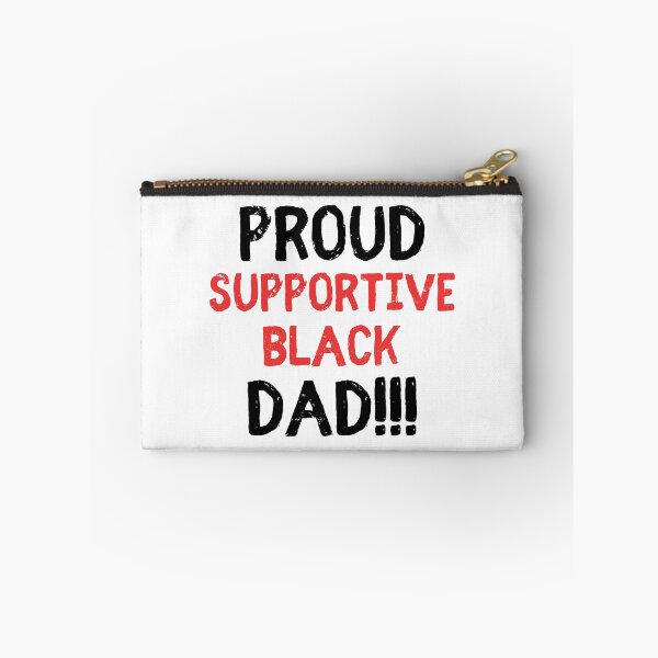 Item preview, Mens Proud Supportive Black Dad | Father's Day Gift designed and sold by Nepaz-Designs.