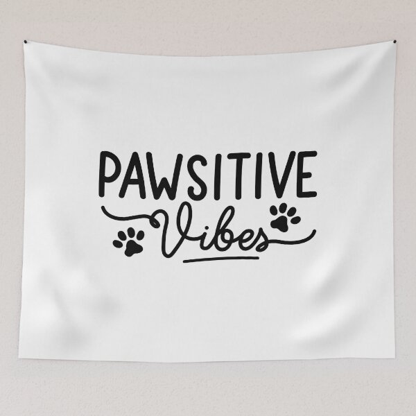 Artikelvorschau, Bleiben Sie Pawsitive, Pawsitive, Pawsitive Vibes entworfen und verkauft von graphic-genie.
