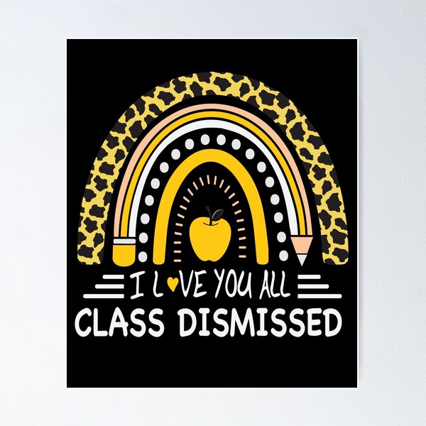 Item preview, Te amo toda la clase Despedida Último día de clases Rainbow Leopard designed and sold by smarayoung.