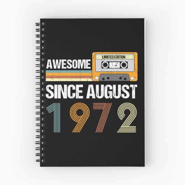 Item preview, Awesome Since August 1972 | Made In 1972 | August Birthday Quotes designed and sold by AMINE  ★★★★★.