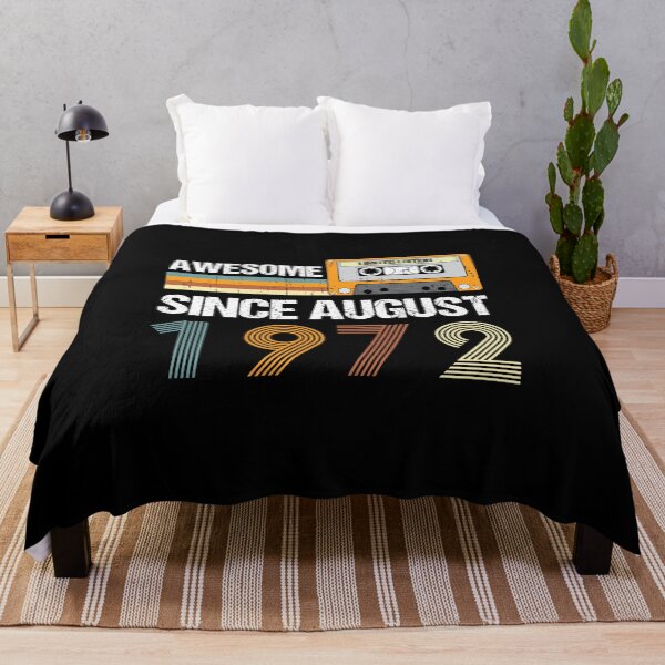 Item preview, Awesome Since August 1972 | Made In 1972 | August Birthday Quotes designed and sold by AMINE  ★★★★★.