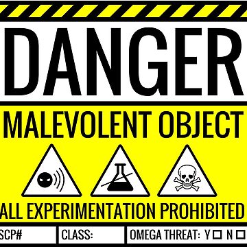 Artwork thumbnail, Danger: Malevolent Object by Alex Eylar