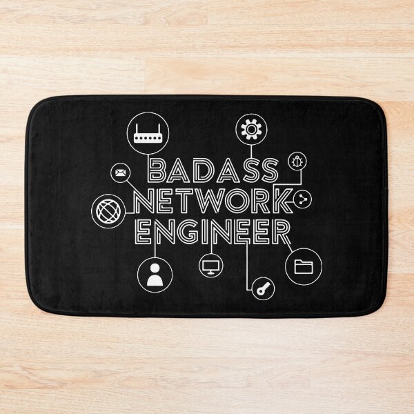 Item preview, Badass Network Engineer designed and sold by MakeItTrend.