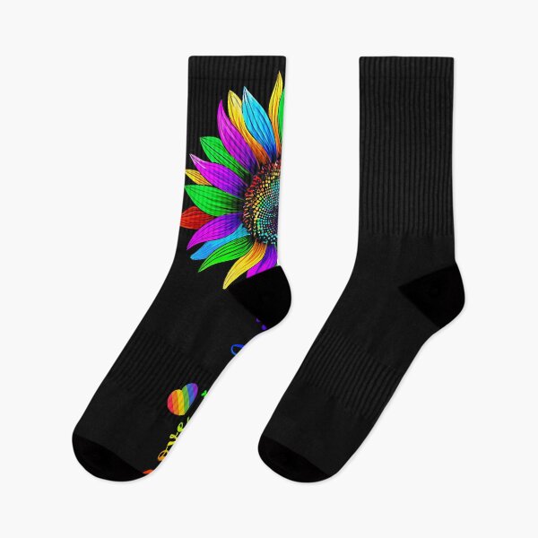 Item preview, Sunflower Rainbow Love Is Love LGBT Lesbian Gay Pride Month designed and sold by Vignette2323.