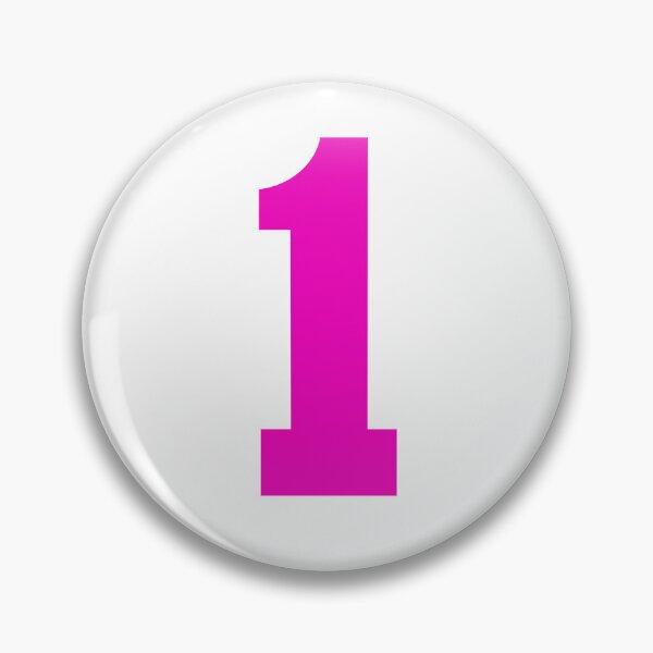Item preview, Number 1, Pink one, Sports number 1 designed and sold by TheCultStuff.