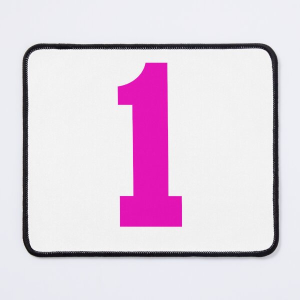 Item preview, Number 1, Pink one, Sports number 1 designed and sold by TheCultStuff.