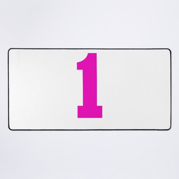 Item preview, Number 1, Pink one, Sports number 1 designed and sold by TheCultStuff.