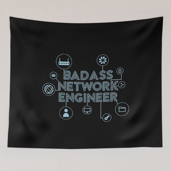 Item preview, Badass Network Engineer designed and sold by MakeItTrend.