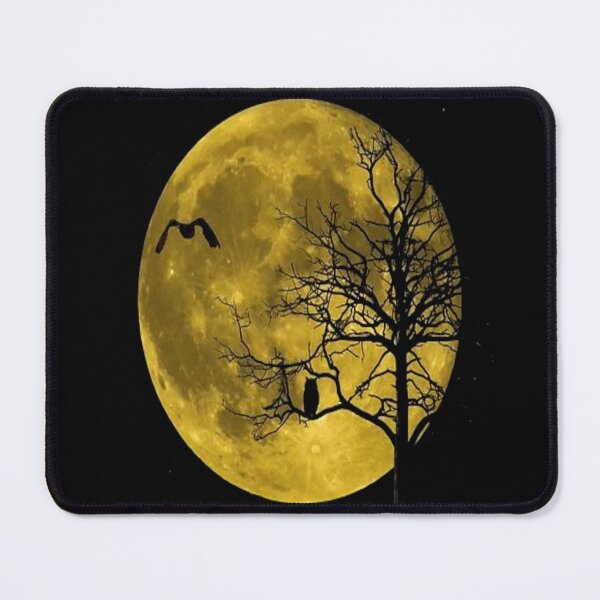 Item preview, Gold moon birds tree Art designed and sold by BEAUTY ⭐⭐⭐⭐⭐.