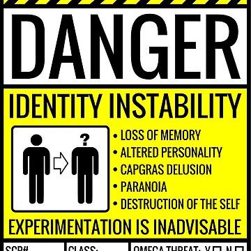 Artwork thumbnail, Danger: Identity Instability by Alex Eylar