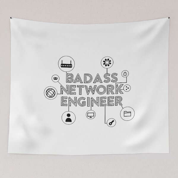 Item preview, Badass Network Engineer designed and sold by MakeItTrend.