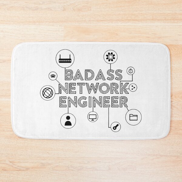 Item preview, Badass Network Engineer designed and sold by MakeItTrend.