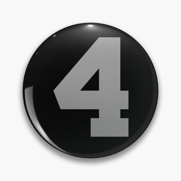 Item preview, Number 4, Silver four, Sports number 4 designed and sold by TheCultStuff.
