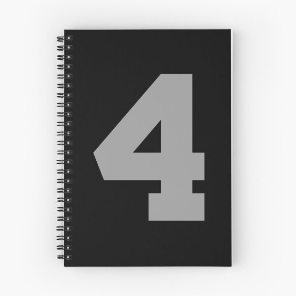 Item preview, Number 4, Silver four, Sports number 4 designed and sold by TheCultStuff.
