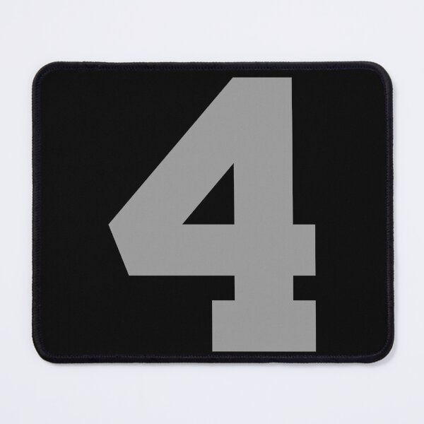 Item preview, Number 4, Silver four, Sports number 4 designed and sold by TheCultStuff.