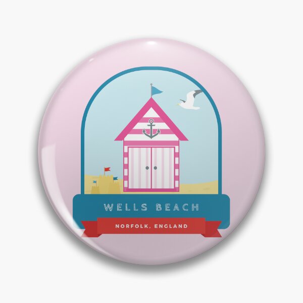 Item preview, Pink Wells Beach Hut designed and sold by StudioShine.