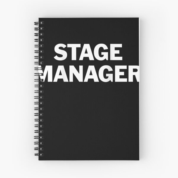 Item preview, STAGE MANAGER negro en la camiseta trasera designed and sold by BindelGeoffrey.