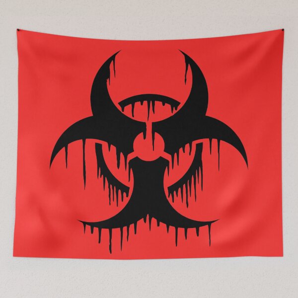 Item preview, Melting Biohazard Symbol designed and sold by Gilberticus.