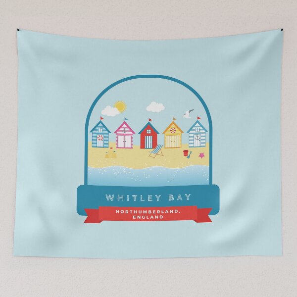Item preview, Whitley Bay Beach Huts designed and sold by StudioShine.