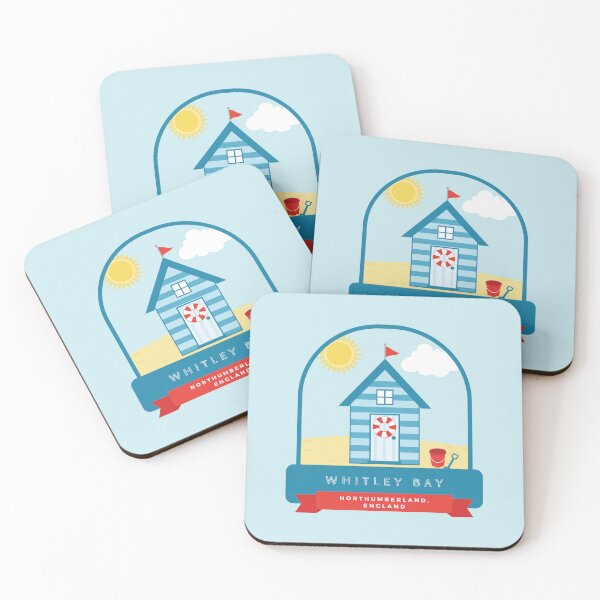 Item preview, Blue Whitley Bay Beach Hut designed and sold by StudioShine.
