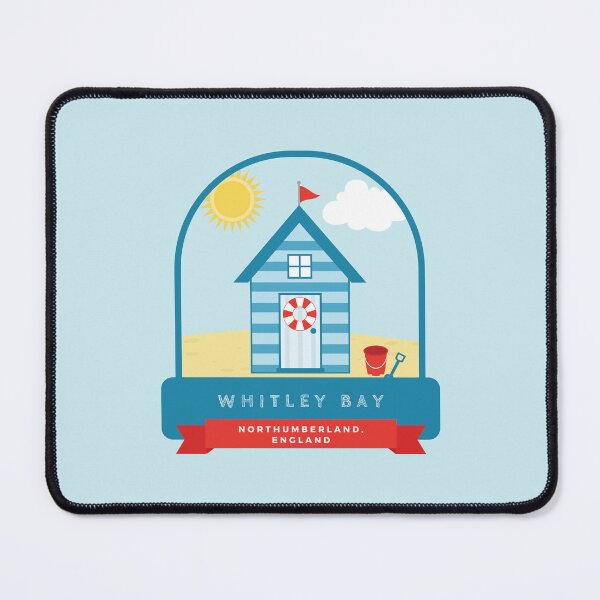 Item preview, Blue Whitley Bay Beach Hut designed and sold by StudioShine.