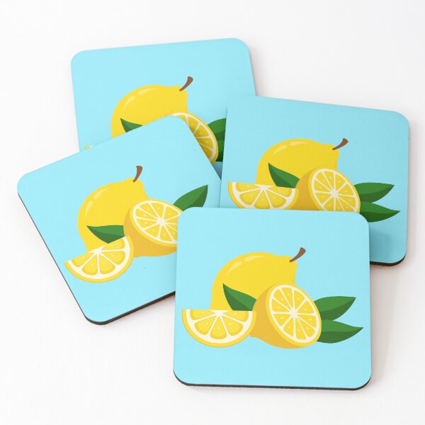 Item preview, Fresh juicy yellow citrus slice lemon illustrations designed and sold by GraphicDream.