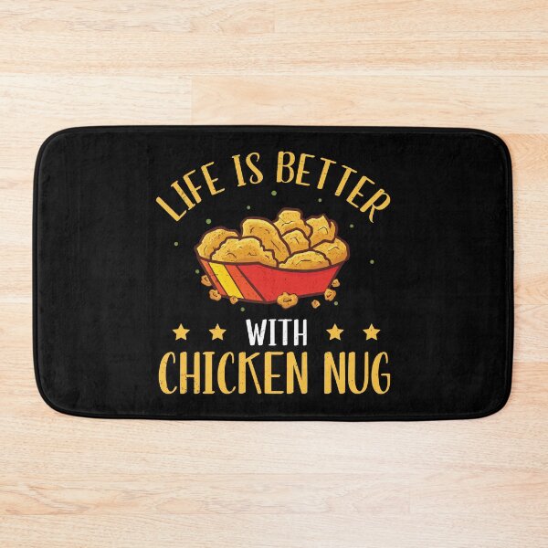 Artikelvorschau, Das Leben ist besser mit Chicken Nugs Funny Nugget Lover Nug Life entworfen und verkauft von StrongShirts.