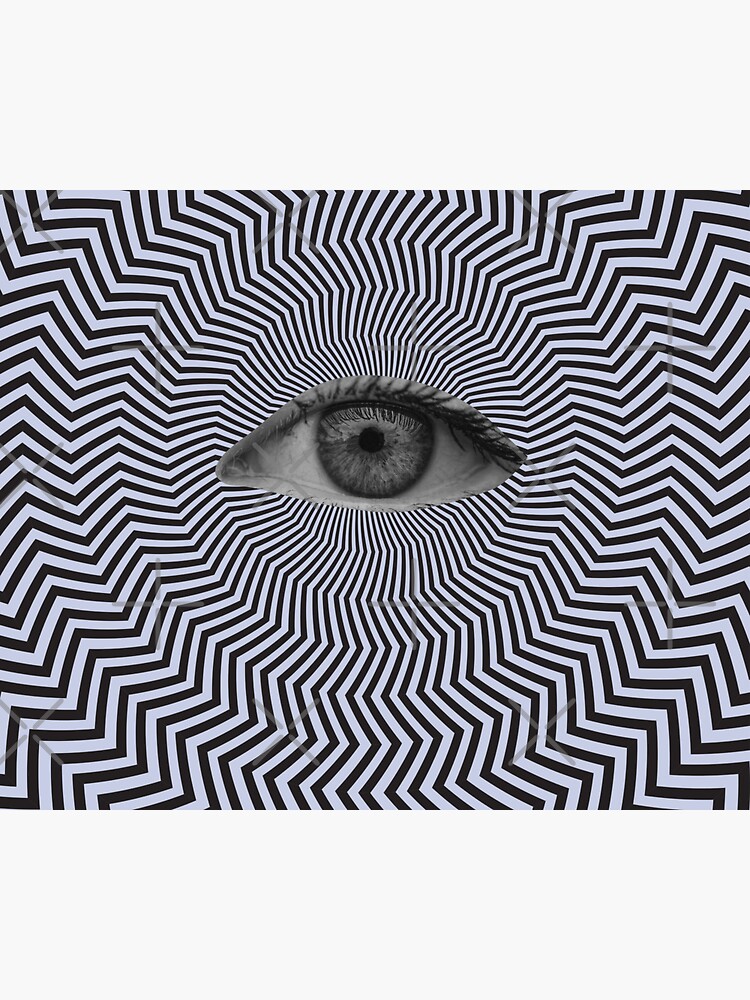 Dreamcore Weirdcore Aesthetics Eye Optical Illusion Sticker For Sale