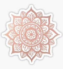 Neue Rose Gold Mandala Sticker