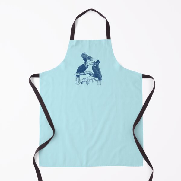Item preview, Cute Hornbill Couple (all blue version) designed and sold by Madame Memento.