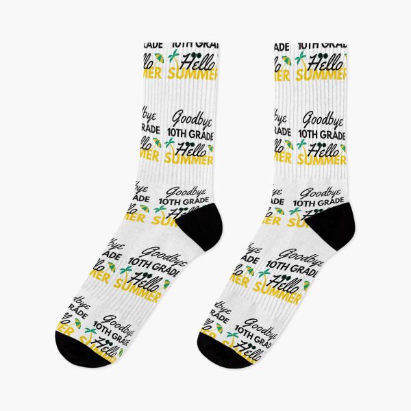 Item preview, Funny Quote For Last Day Of School: Goodbye 10th Grade Hello Summer designed and sold by AmeliaStore1.