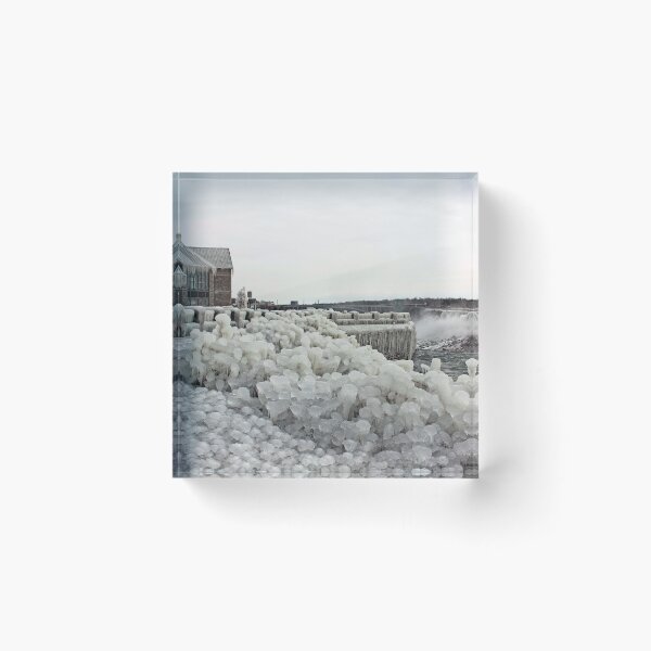Item preview, Walking The Frozen Niagara Pathway - 2 © designed and sold by © Hany G. Jadaa © Prince John Photography.