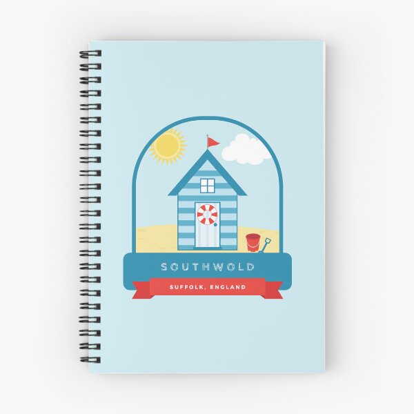 Item preview, Blue Southwold Beach Hut designed and sold by StudioShine.