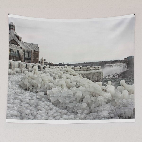 Item preview, Walking The Frozen Niagara Pathway - 2 © designed and sold by © Hany G. Jadaa © Prince John Photography.